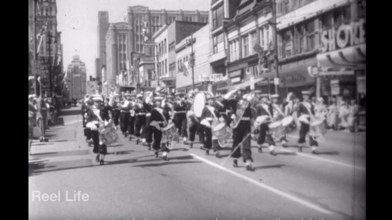 1961, Mystery reel! Unknown Canadian military parade in Vancouver BC