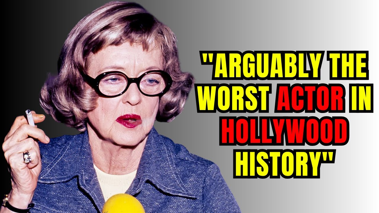 Top 7 People Bette Davis HATED Most in Hollywood &ndash; Hidden Stories!