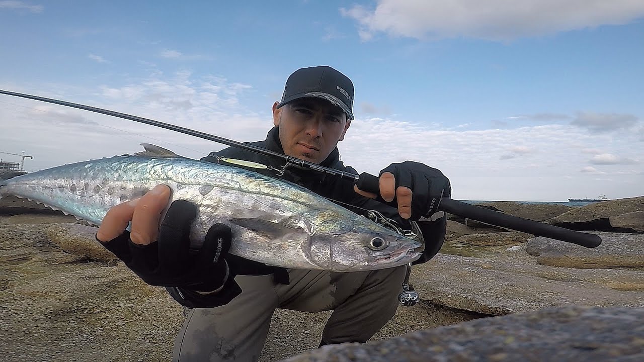 Fishing in Strong Winds | Spanish Mackerel Sargus Needlefish LittleTunny | דייג בתנאים קשים רוח חזקה