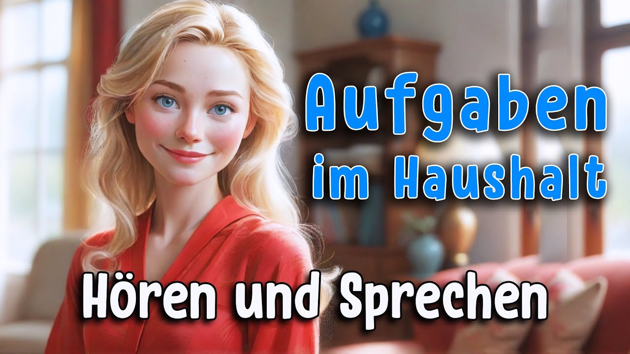 Deutsch lernen durch Hören: Aufgaben im Haushalt | Geschichte & Vokabeln