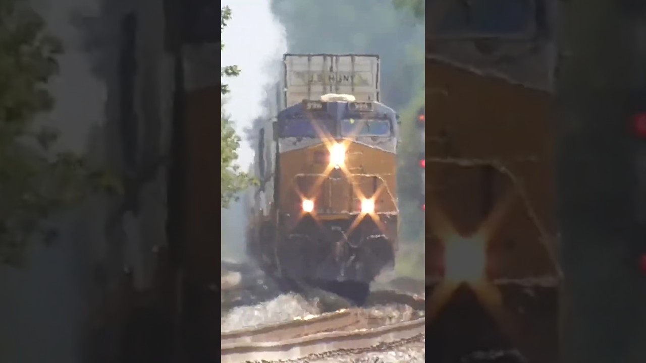 CSX I135 Intermodal Double Stack Train from Creston, Ohio 8/9/2025 