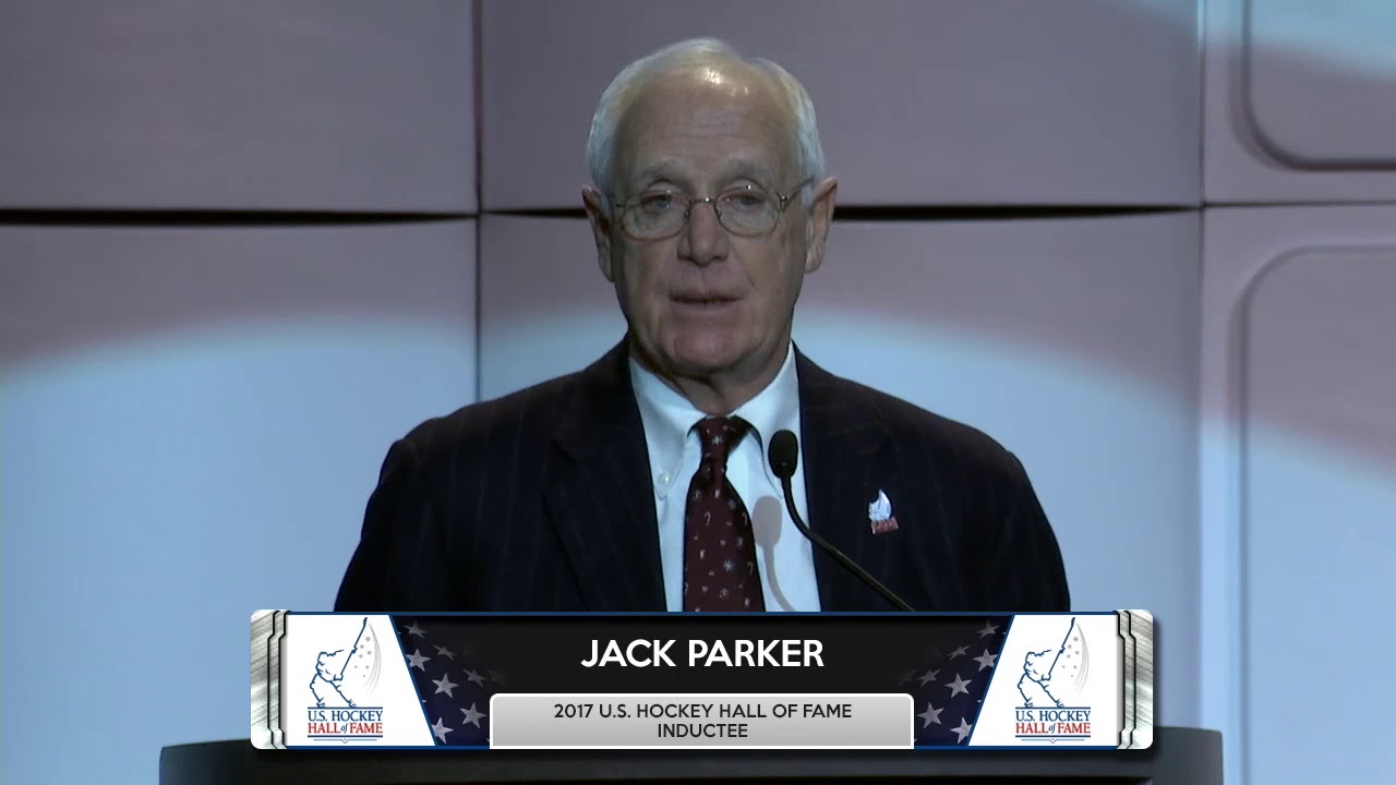 Jack Parker's Speech Upon Induction into the U.S. Hockey Hall of Fame
