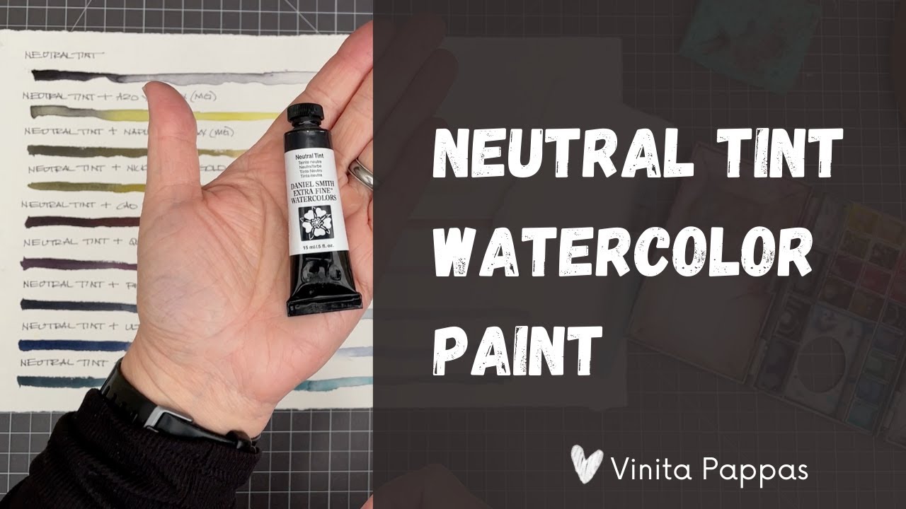 Black in a Watercolor Painting? How to use Neutral Tint Watercolor Paint