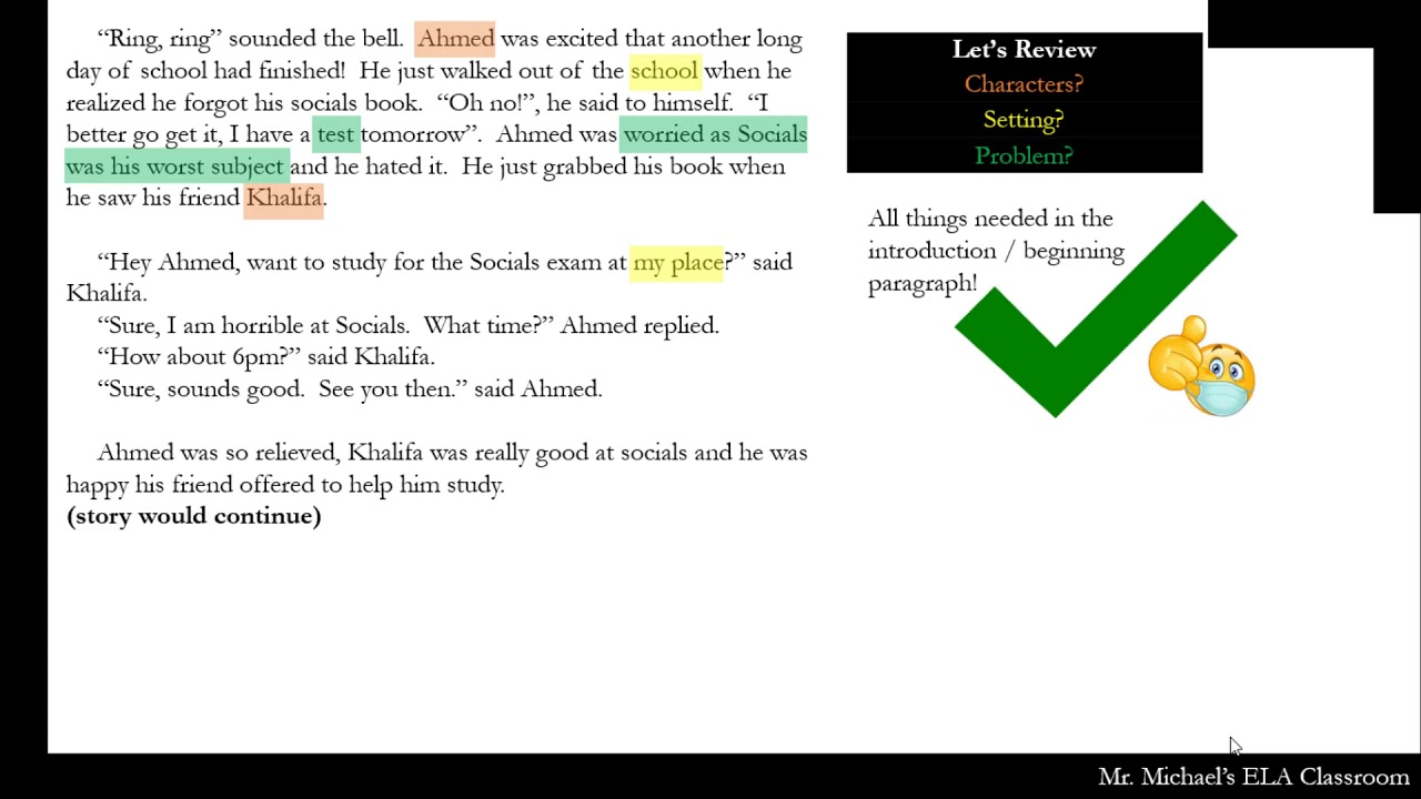 Get Set Program: Narrative Writing Lesson 4