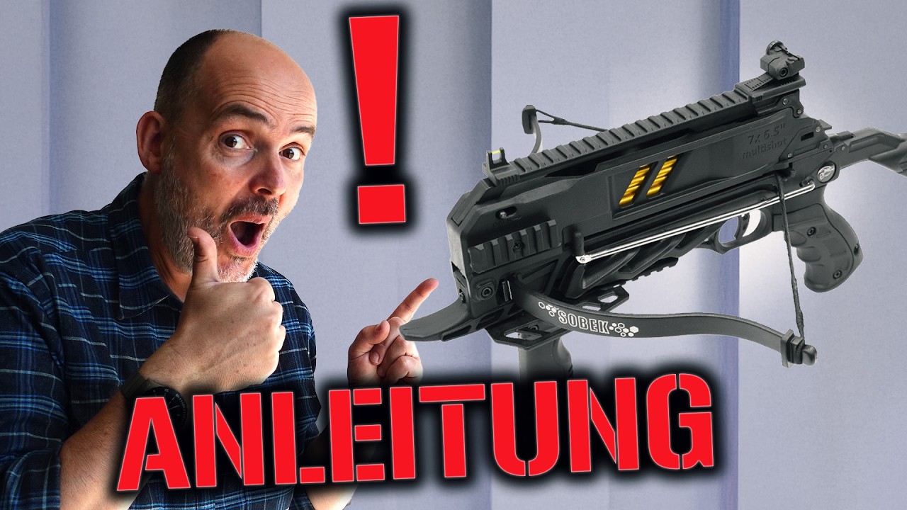 MONTAGE ANLEITUNG: Günstigste Schnell-Schuss-Armbrust der Welt