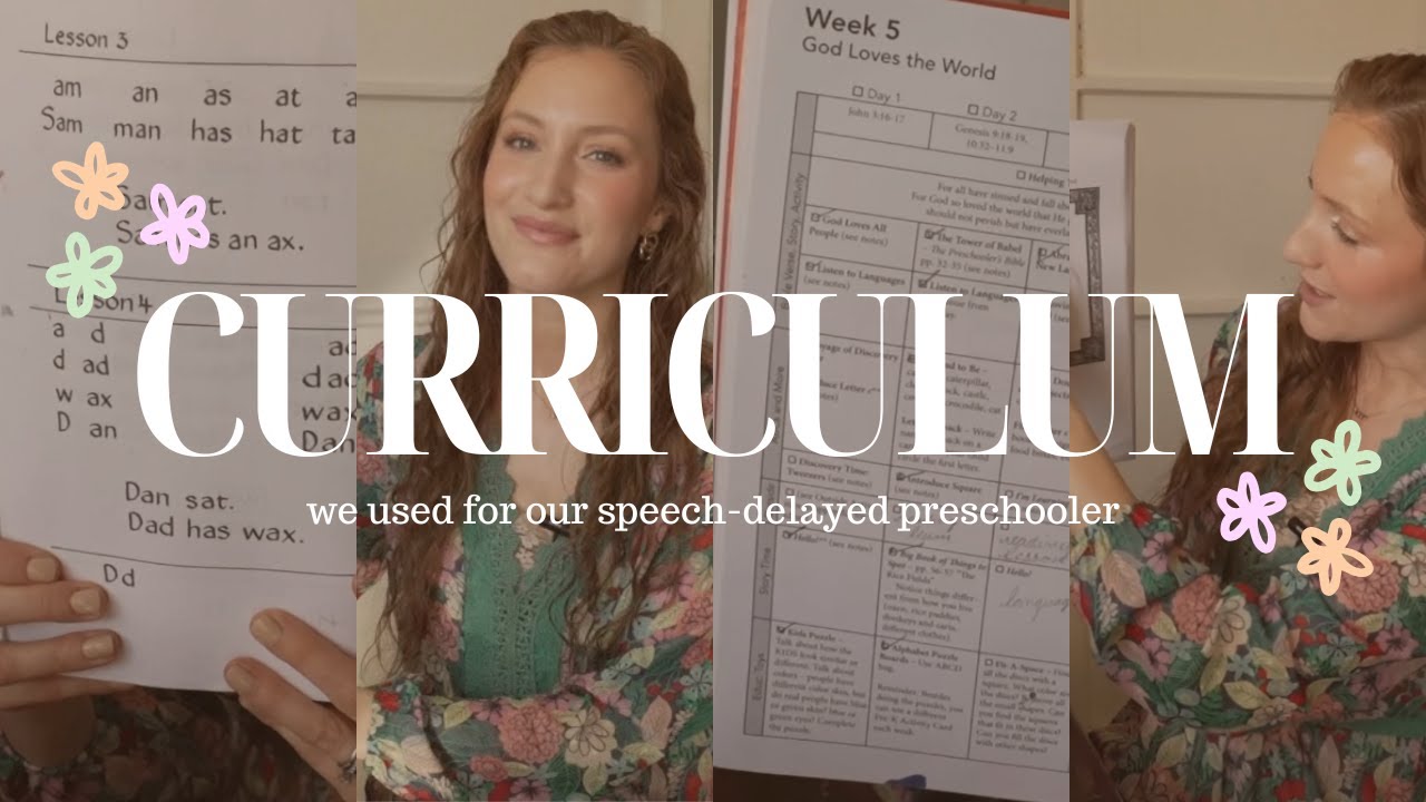 Our Preschool Curriculum Picks for a Speech-Delayed Child | What We Used This Year