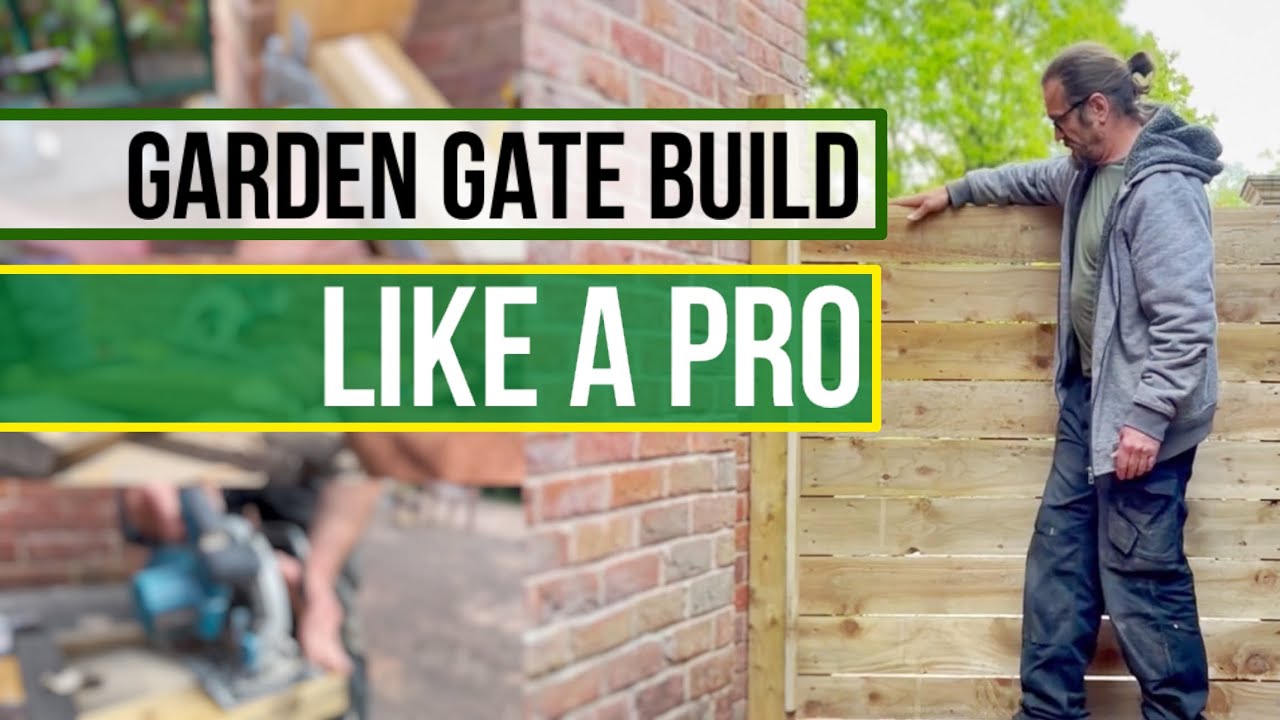 How to Build a Solid Garden Gate DIY Wood Gate like a PRO