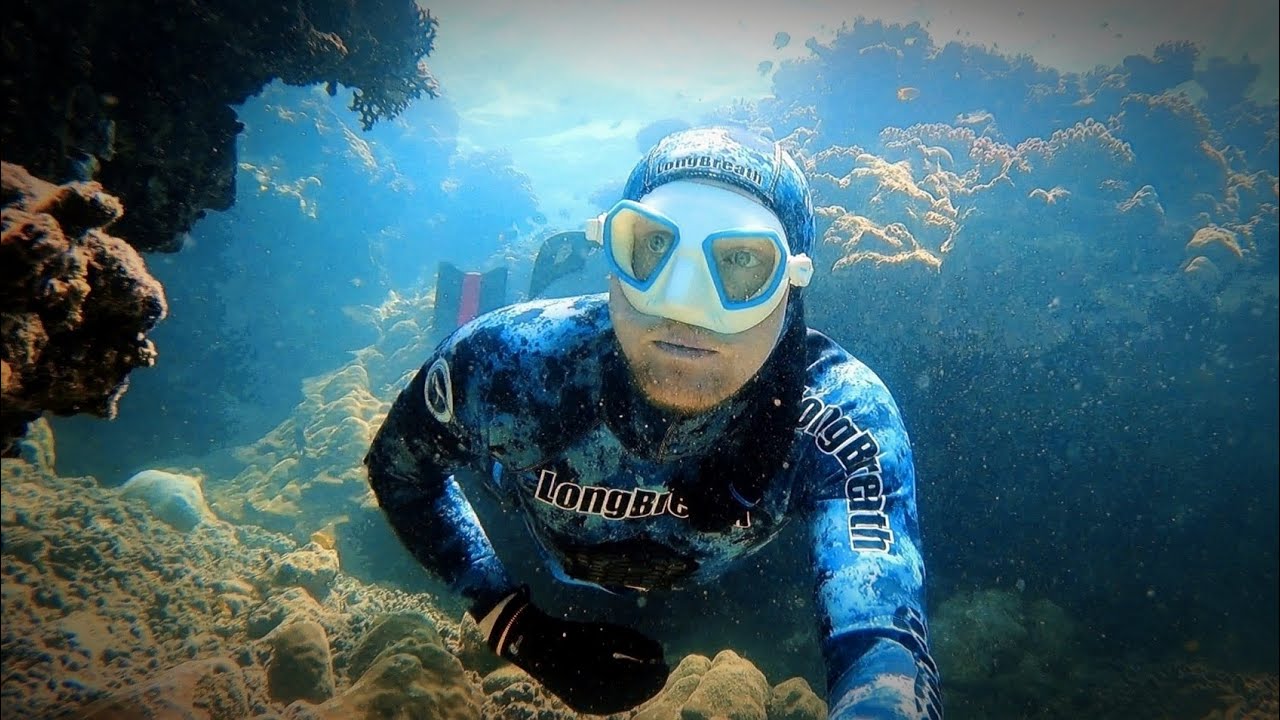 Freediving the Red Sea, off the coast of Jeddah