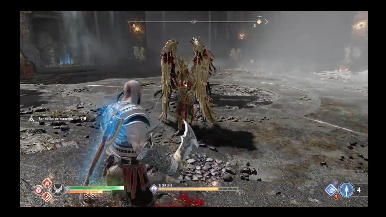 El mejor combate que verás contra la reina valkiria Sigrun / sin usar talismán de los reinos+