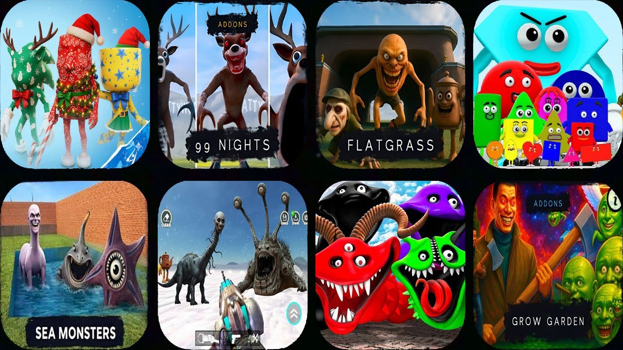 Nextbots In Playground Mod NEW ALL SEA MONSTER,ALL LIN GANG MELON,HUNGRY WORM In Sandbox In Space