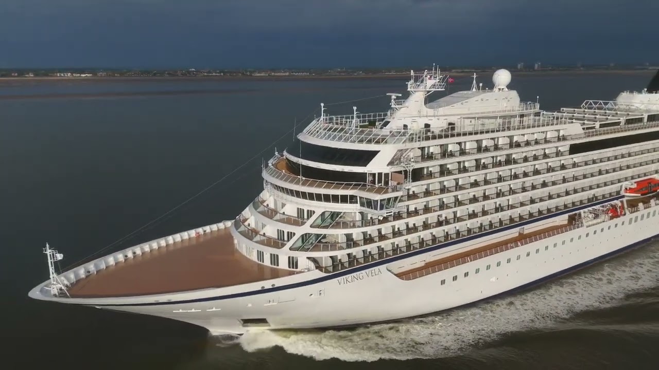 Viking Vela leaving Liverpool