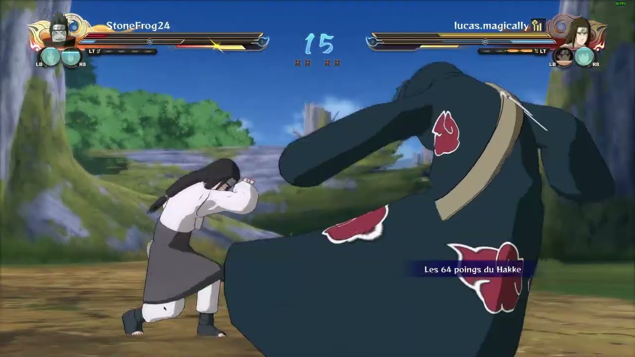 NSUNS4 Itachi vs Neji Ranked Match