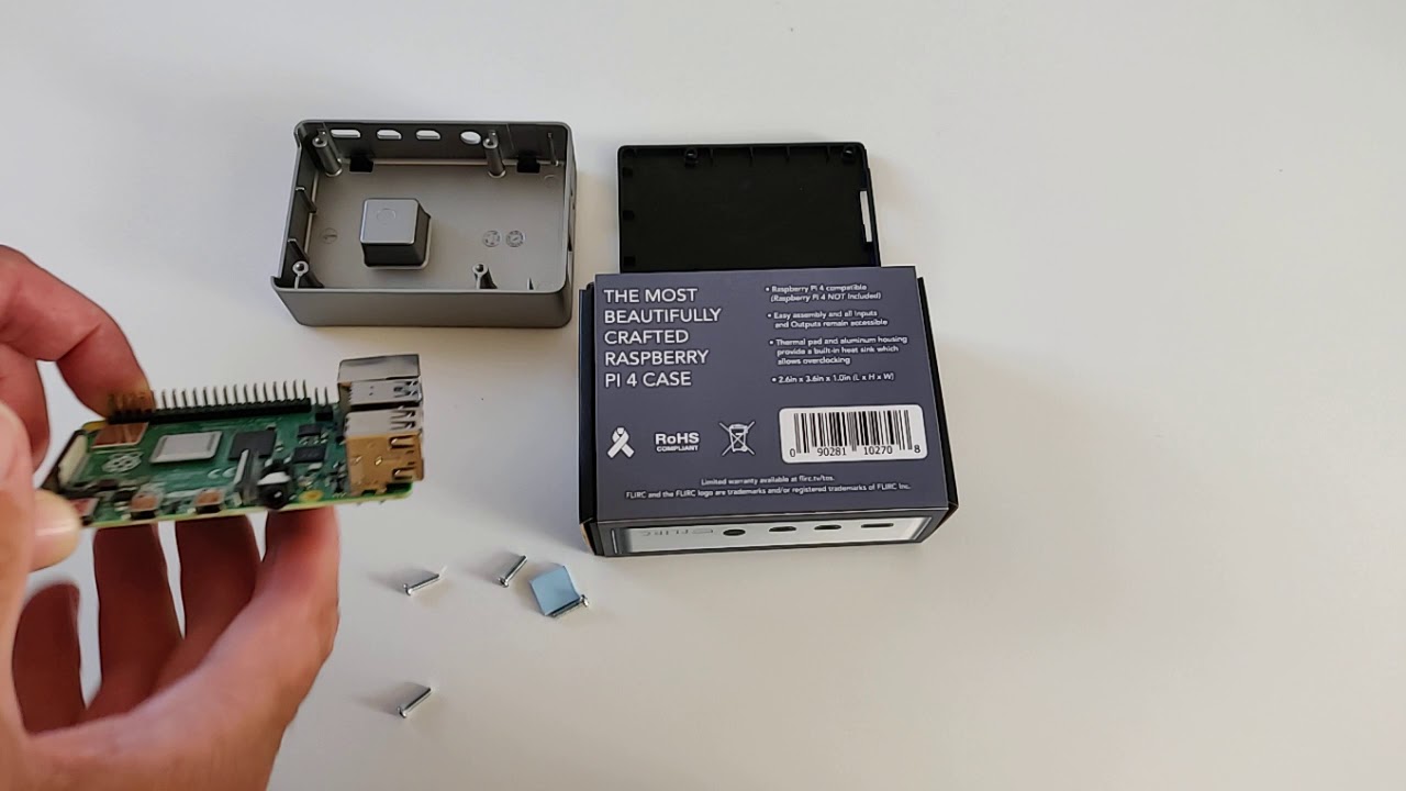 20190919 Cooling the Pi 4B with a FLIRC Aluminium Case