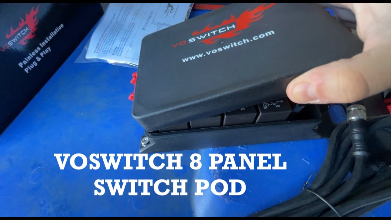 VOSWITCH 8 GANG SWITCH PANEL AMAZON PRODUCT // UNBOXING REVIEW AND INSTALLATION // JEEP JK