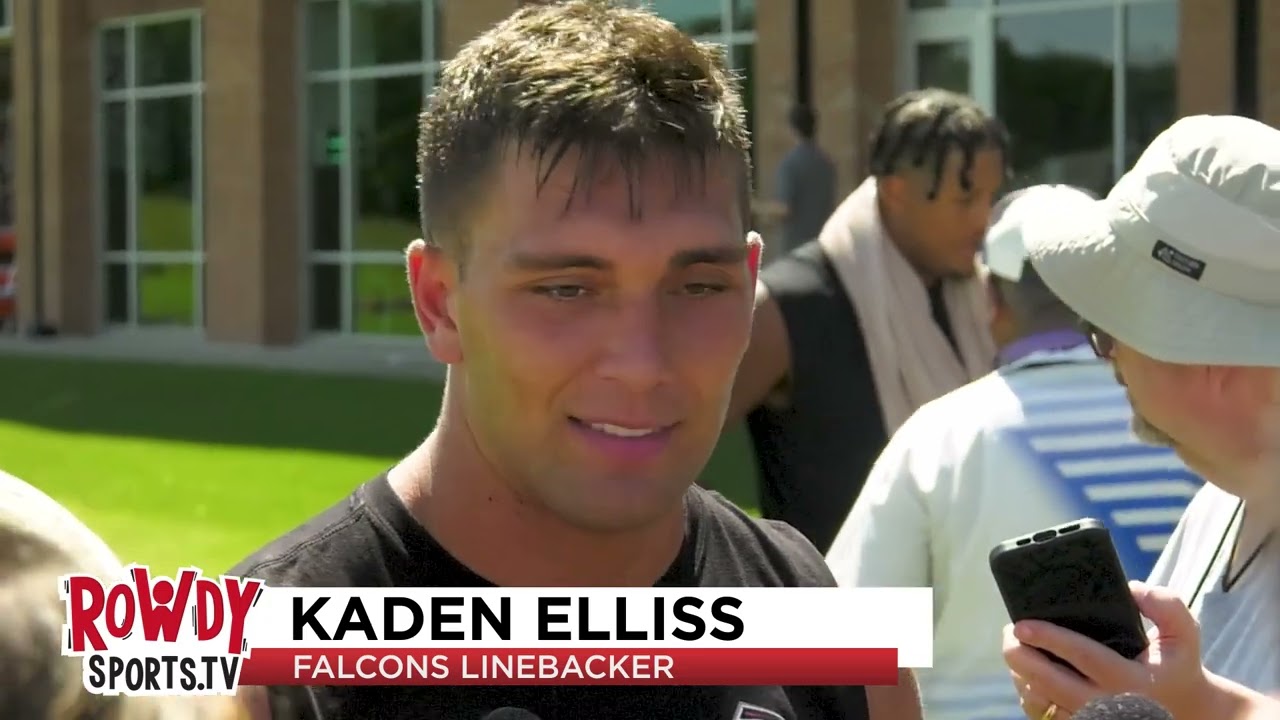 Falcons linebacker Kaden Elliss on the value of having physical players on the line of scrimmage