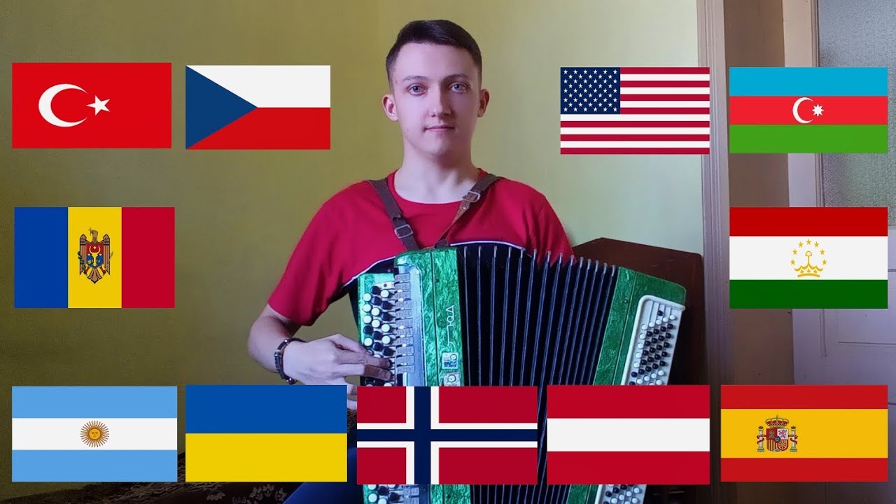 1 accordion - 15 countries | Traditional music – Part 2 