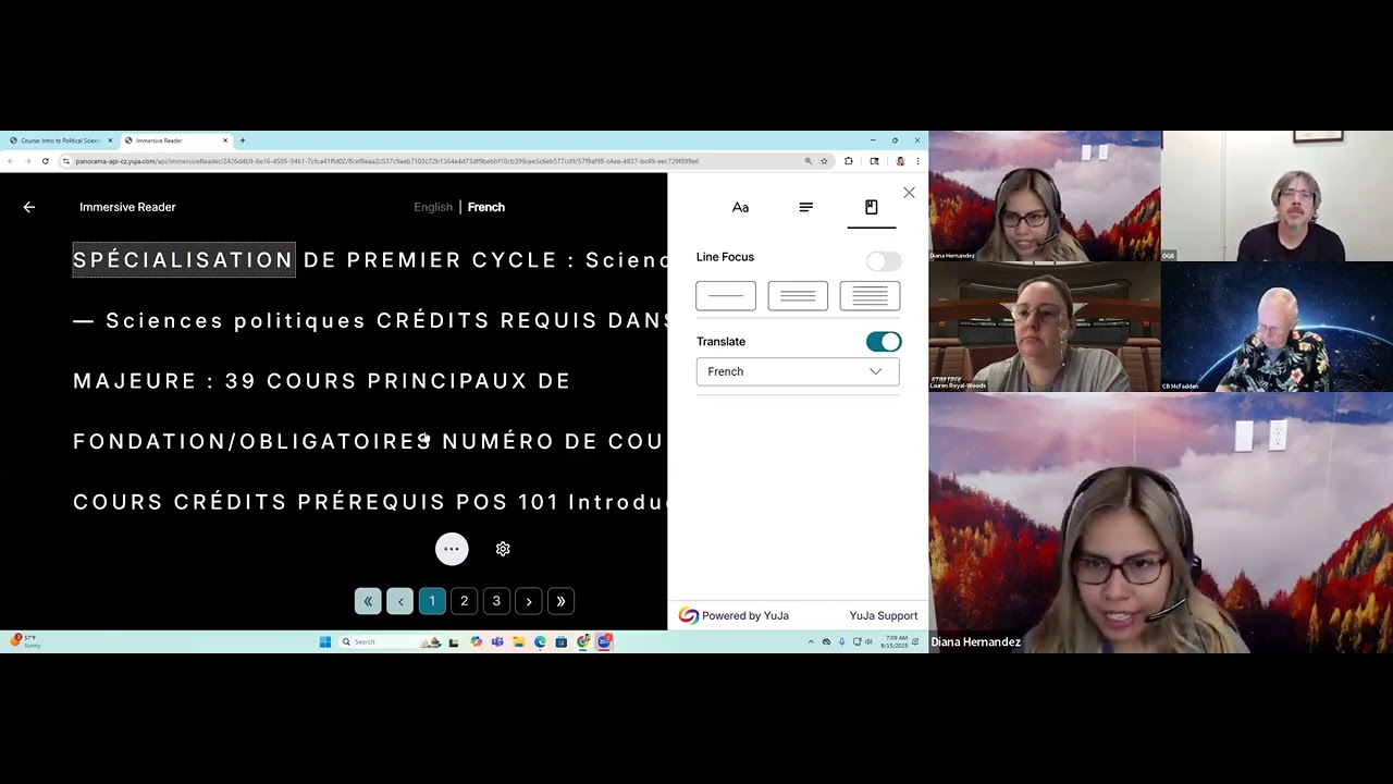 Yuja Panorama Instructor Training