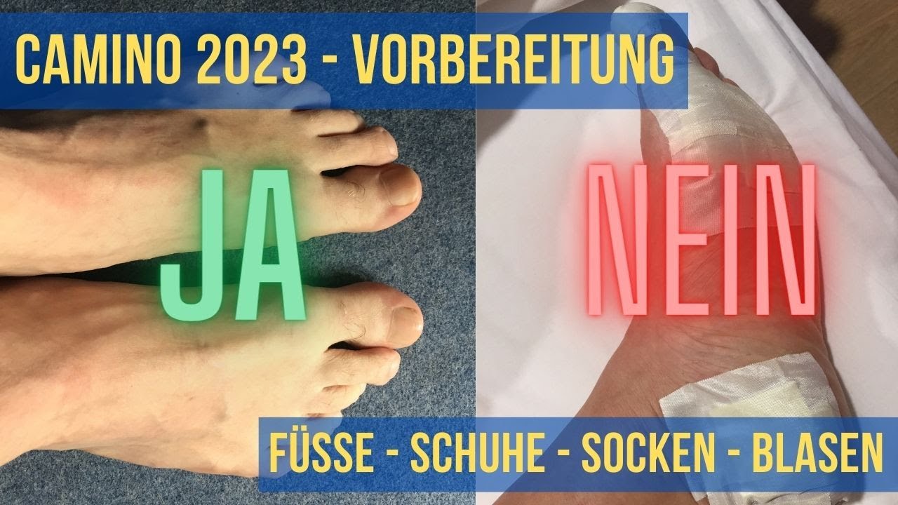 Camino 2023 - Vorbereitung #4 - Blasen vermeiden