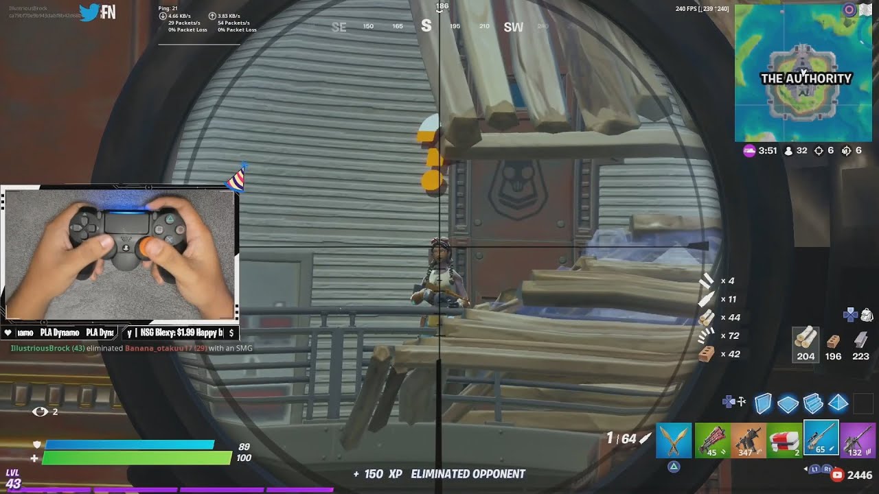 How I took over The Authority (Agency)  with Aimbot 🕵 | BrockPlaysFortnite
