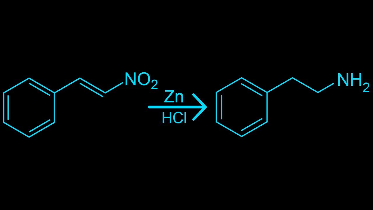 β-Nitrostyrene reduction using Zinc and Hydrochloric Acid - [PEA.HCl]