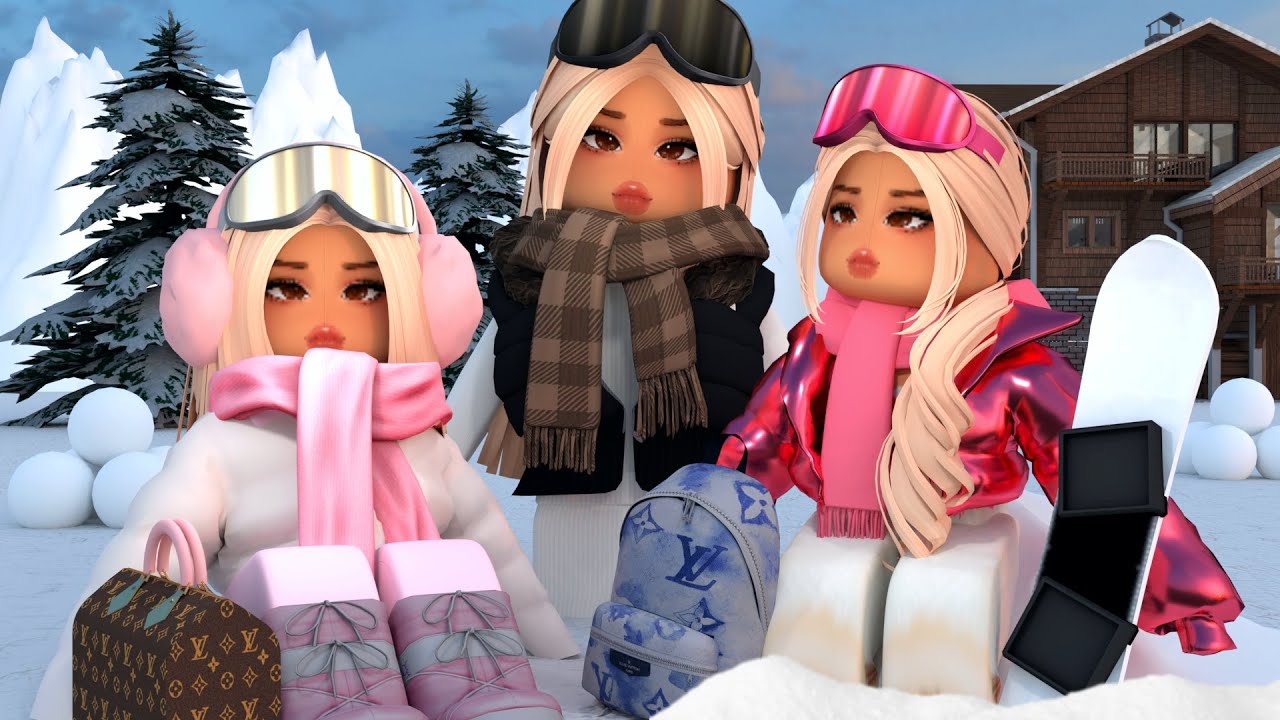 FAMILY'S CHAOTIC TRIP TO A WINTER CABIN..*SLEDDING DISASTER?!* WITH VOICE | Roblox Bloxburg Roleplay