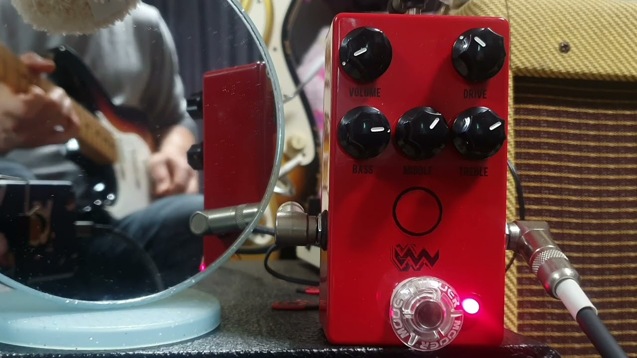Angry Charlie V3 Overdrive/Distortion (JHS)+Fender 1969 Journeyman Relic Guitar +Fender Blues Amp
