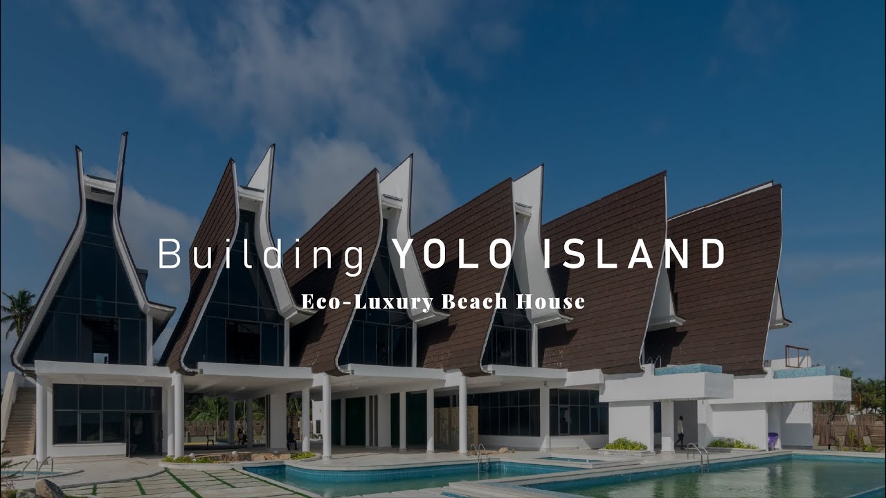 Building YOLO Island: Eco-Luxury Beach House on a Private Island || Construction + Tour
