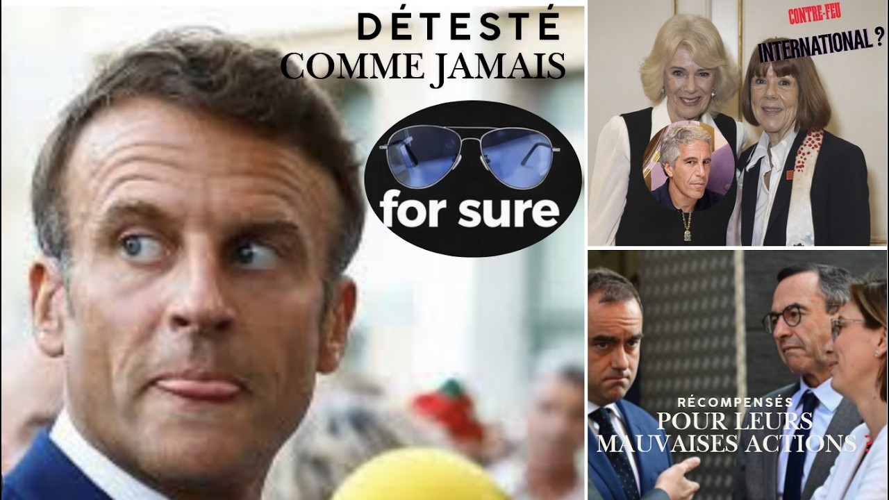 Macron enrage, détesté comme jamais ! Epstein: 0 arrestations ? Omerta ? Pélicot, contre-feu ?