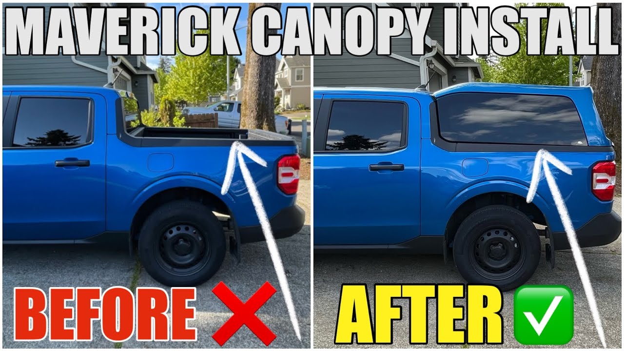 The Long Awaited Ford Maverick Canopy Installation (Recreational Truck Topper Cap) Bob Top Canopies