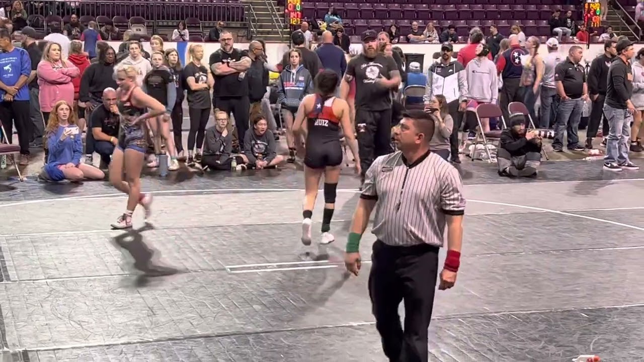 2022 Girls Folkstyle Nationals Junior 122 lbs(Brielle Bibla/Alyssa Ruiz Texas)