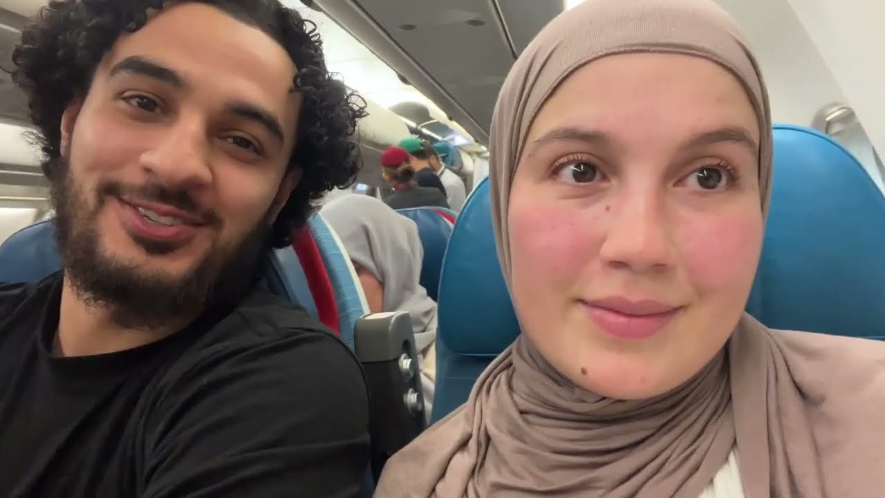 Amannahs first time on a plane ✈️ | Loumed