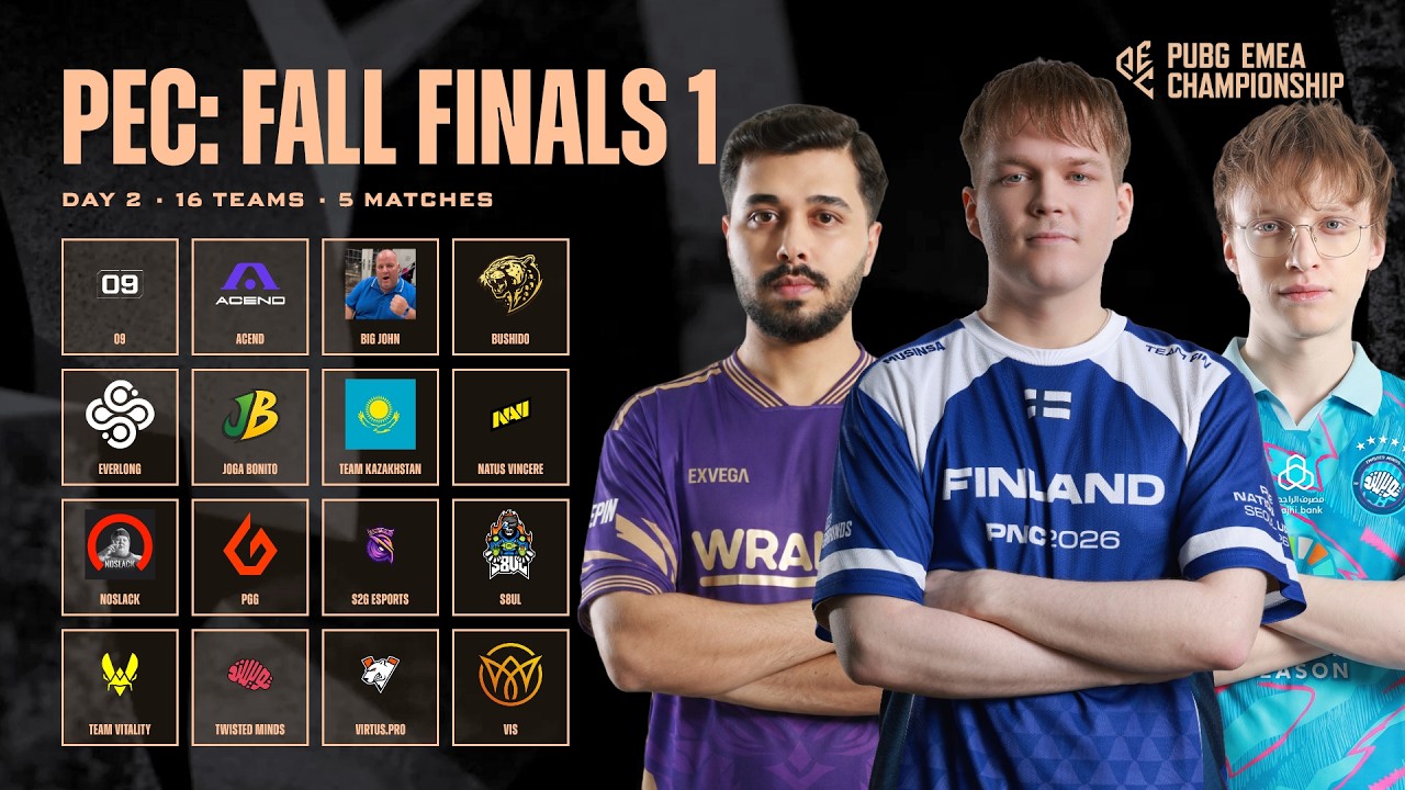 PUBG EMEA Championship: Fall - Finals 1 - Day 2