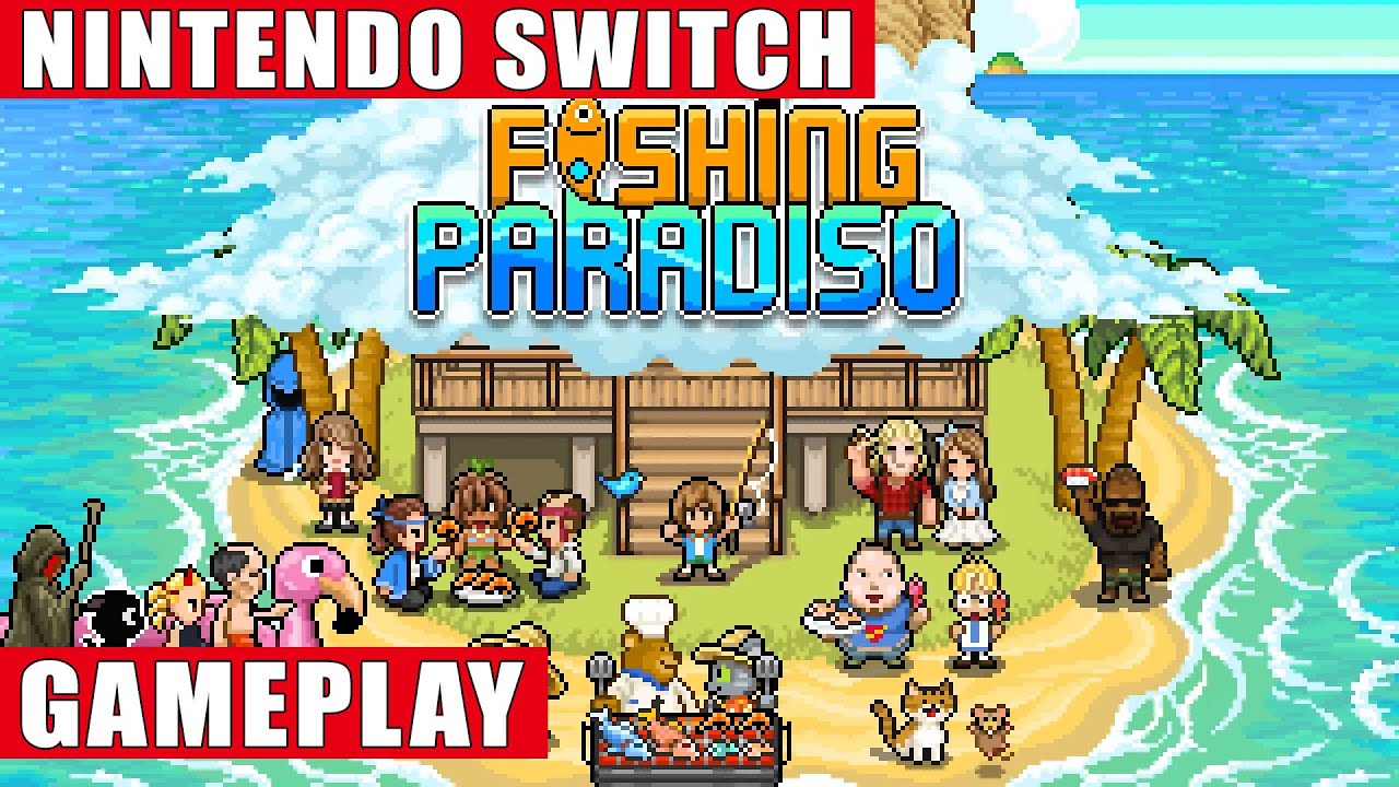 Fishing Paradiso Nintendo Switch Gameplay