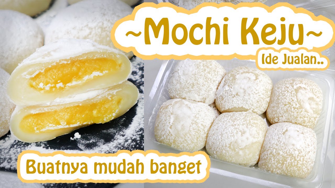 BUATNYA TERNYATA SIMPLE BANGET !! RESEP MUDAH BUAT IDE JUALAN MODAL 23RB BISA BUAT MOCHI KEJU NGEJUU