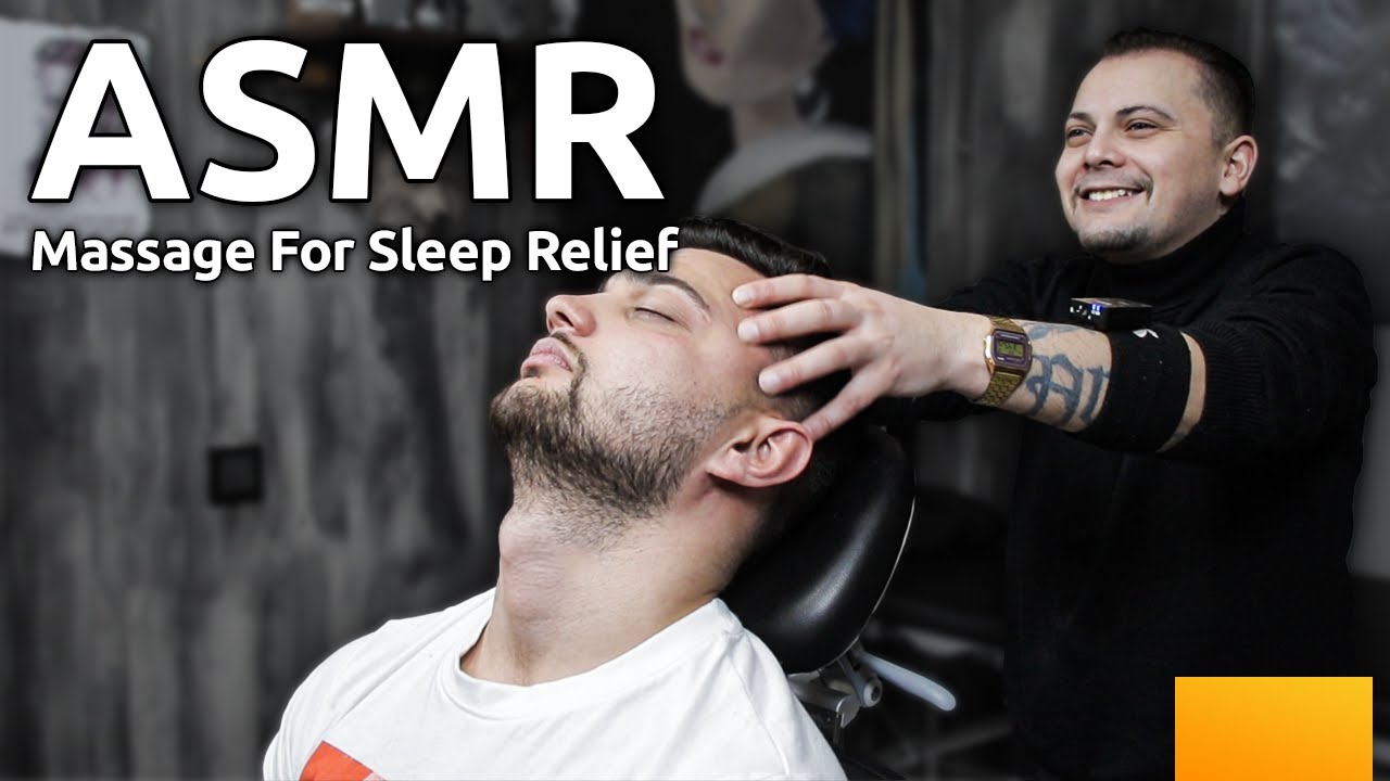 ASMR SLEEP METHOD | ASMR Head Massage In Barber Shop