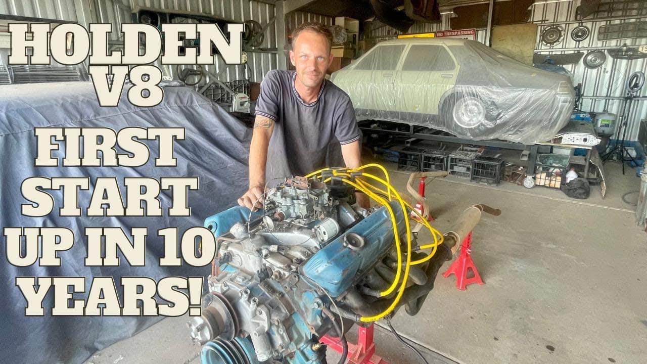 HOLDEN V8 ПЕРВЫЙ ЗАПУСК ЗА ДЕСЯТЬ ЛЕТ!