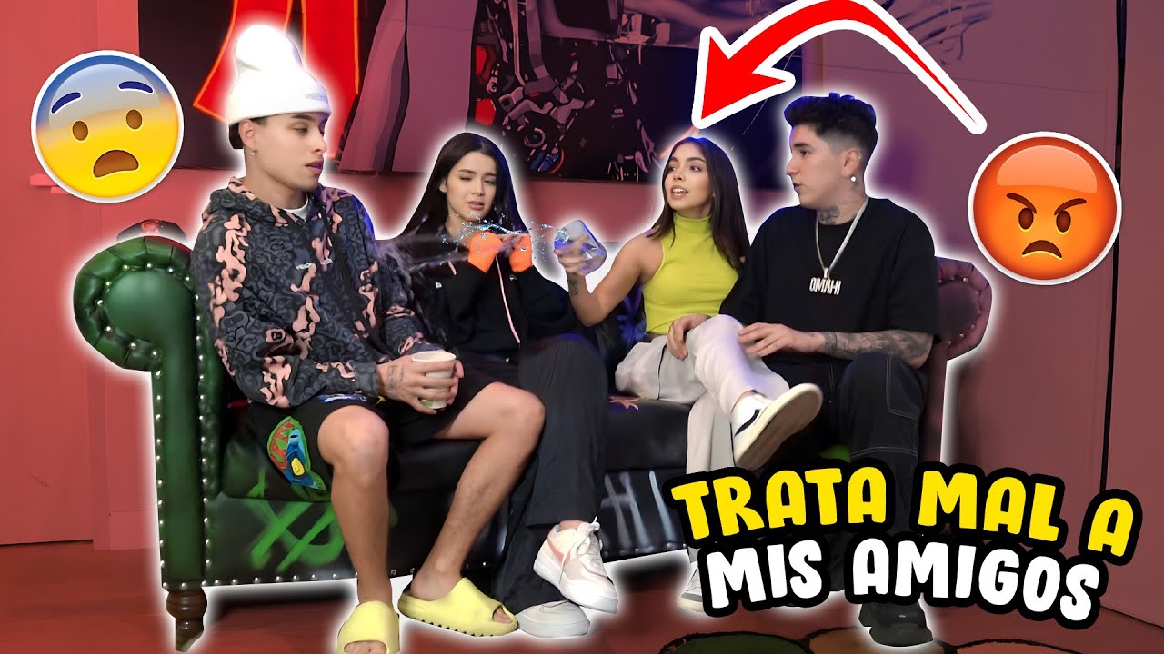 MIS MEJORES AMIGOS CONOCEN A MI NUEVA NOVIA (Los trata mal)😡 | OMAHI