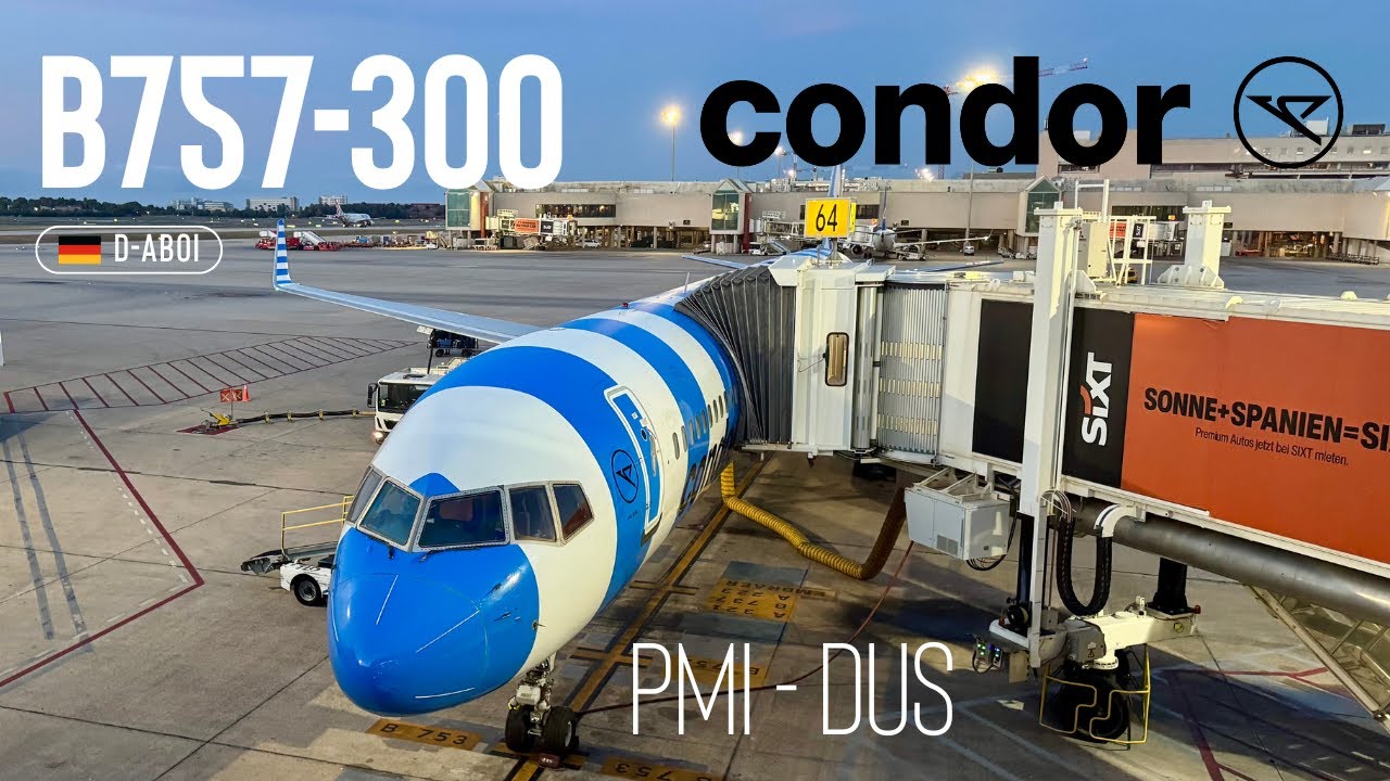 Last flight on the Condor Boeing 757-300 | Mallorca - Dusseldorf | DE1775 | D-ABOI | IFS 36