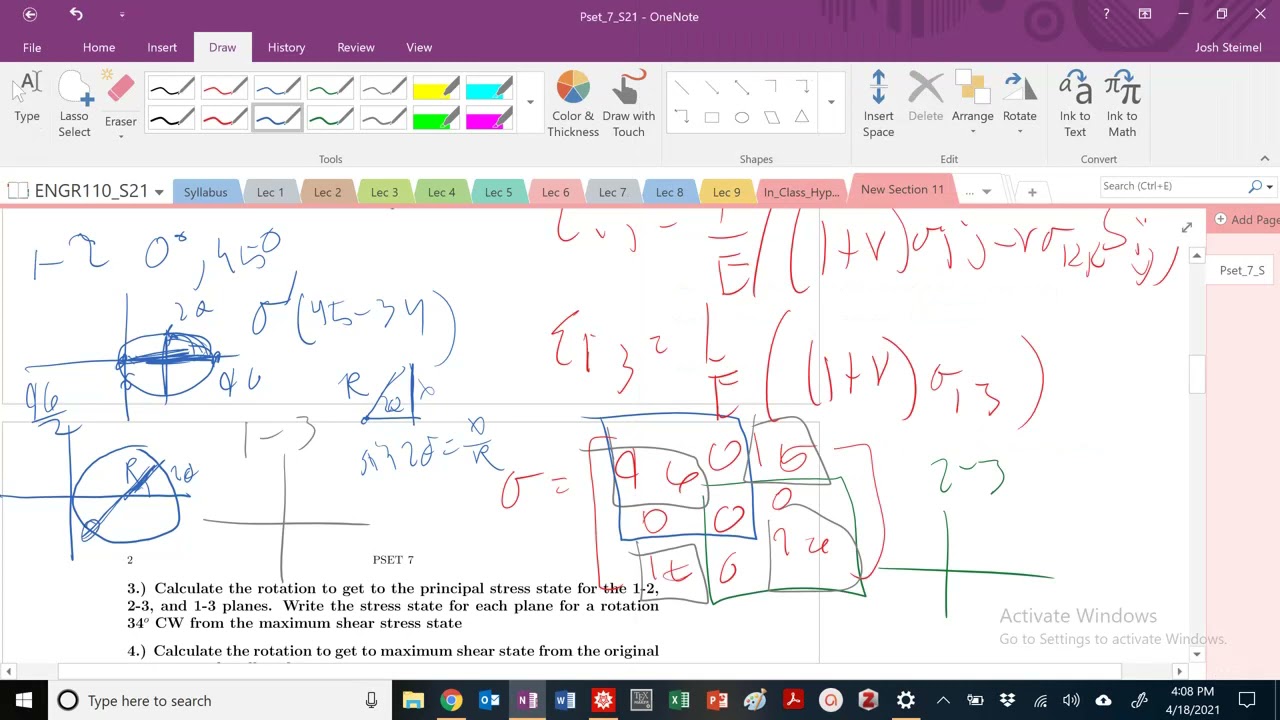 Pset 7 Solutions