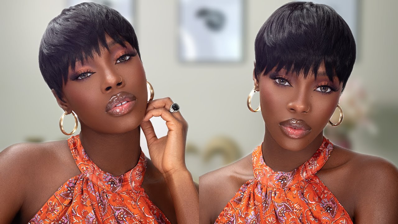 $15 Cute Short Pixie Wig For Summer | Outre Full Wig Wigpop Nola Ft Samsbeauty | Okemute Ugwuamaka