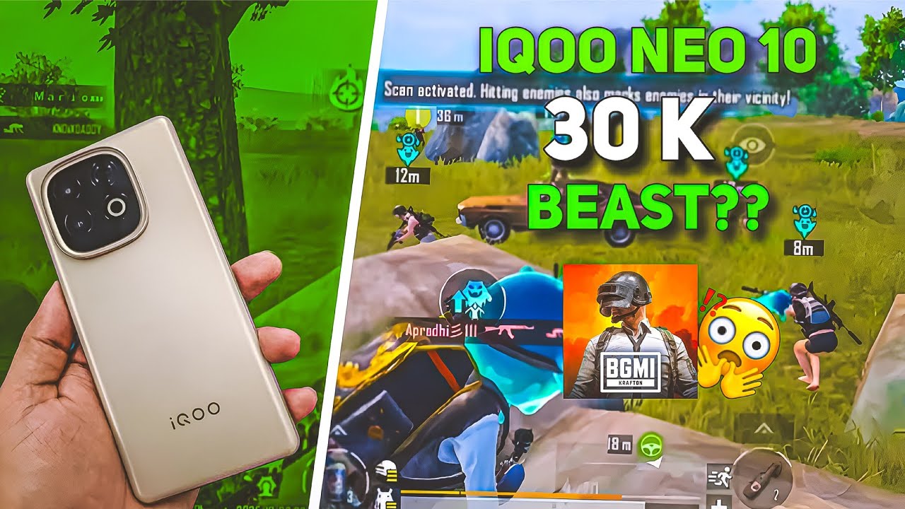 IQOO Neo 10 Bgmi 4.0 Update Test🔥 90/120 FPS Test🤡 Under 30K Beast??
