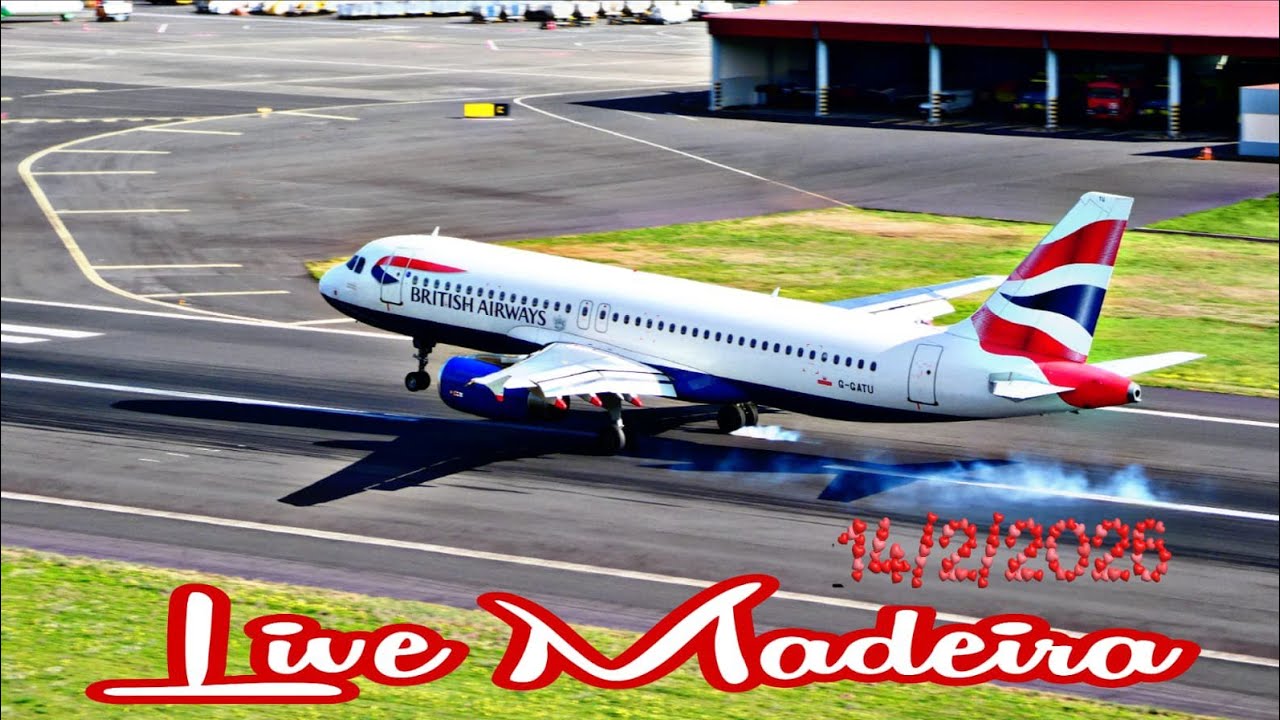 LIVE MADEIRA AIRPORT CR7/ LPMA