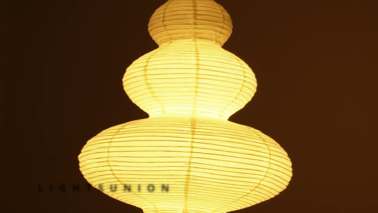 Akari Juni Plug In Pendant Lamp White Installation