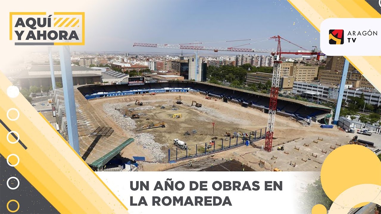 Un año de obras en La Romareda