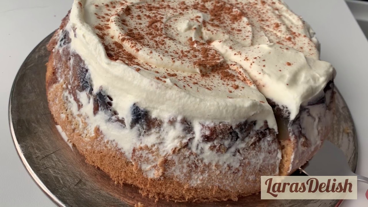 Easy Apple Walnut Cake / Tort cu mere și nuci