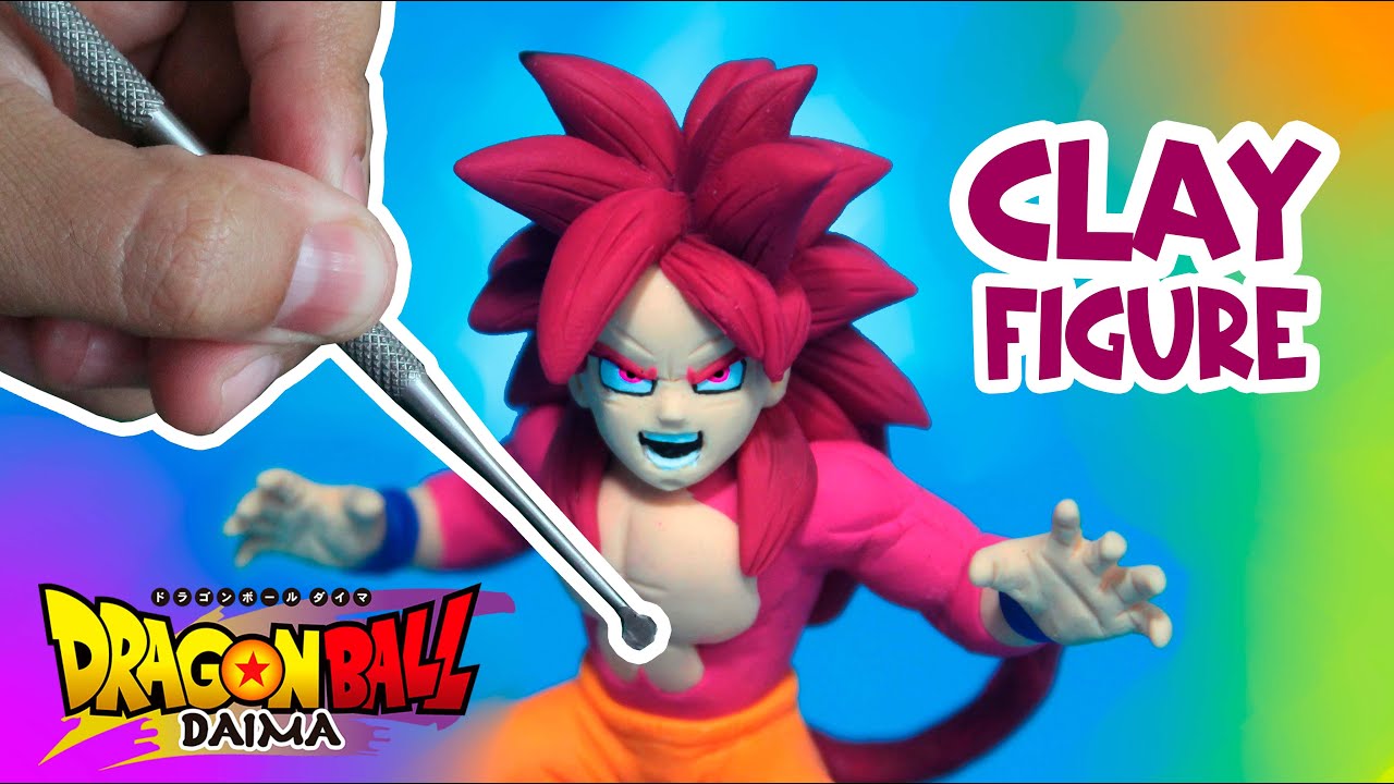Making Super Saiyan 4 GOKU / CLAY Sculpture / Dragon Ball Daima