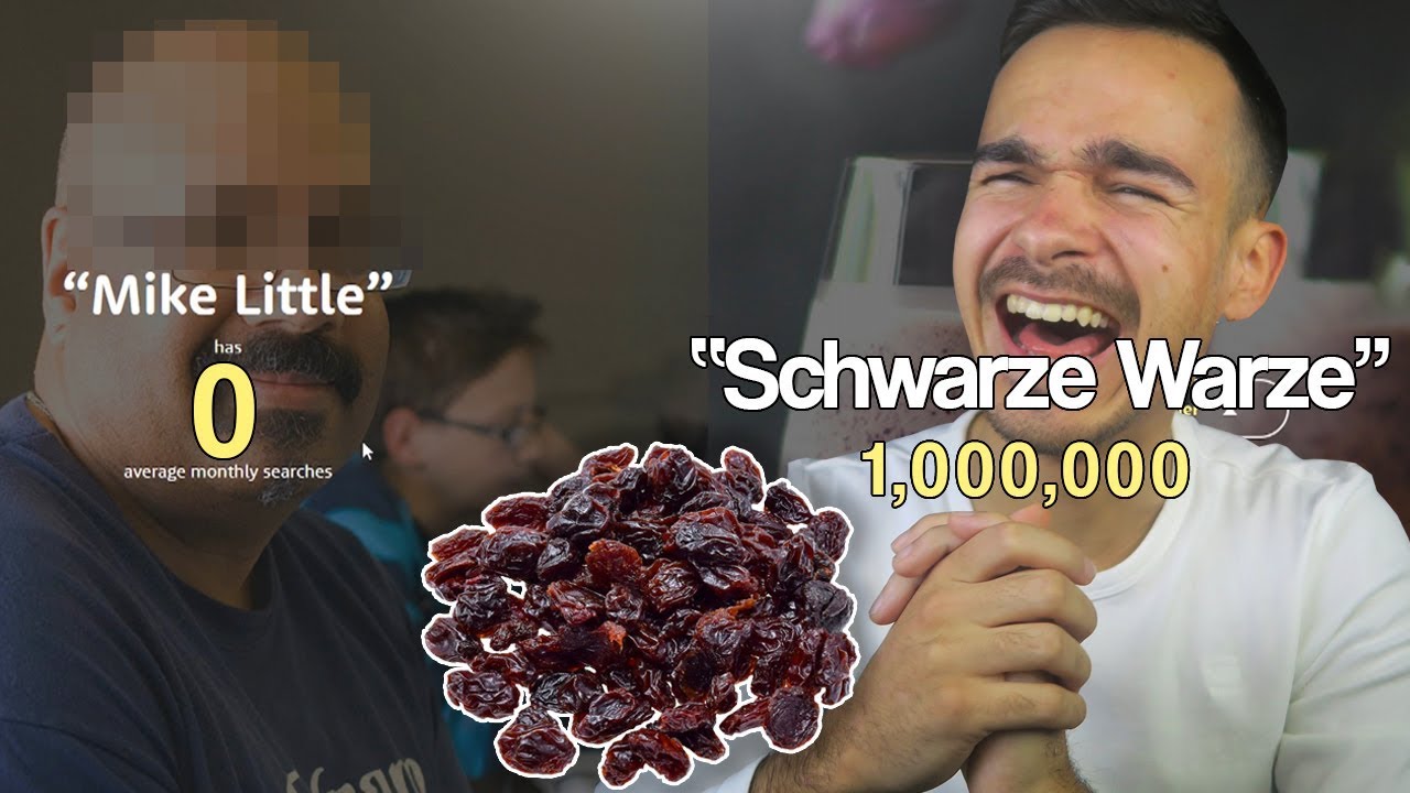 DIESER MENSCH WIRD 0 MAL GEGOOGLET 😂😂😂 Rosinen ESS Challenge