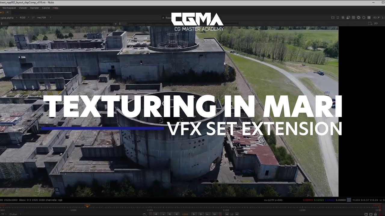 CGMA | Texturing in Mari | VFX Set Extension Course with Paul McWilliams