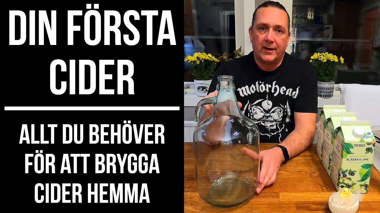 Hur du brygger din f&ouml;rsta cider