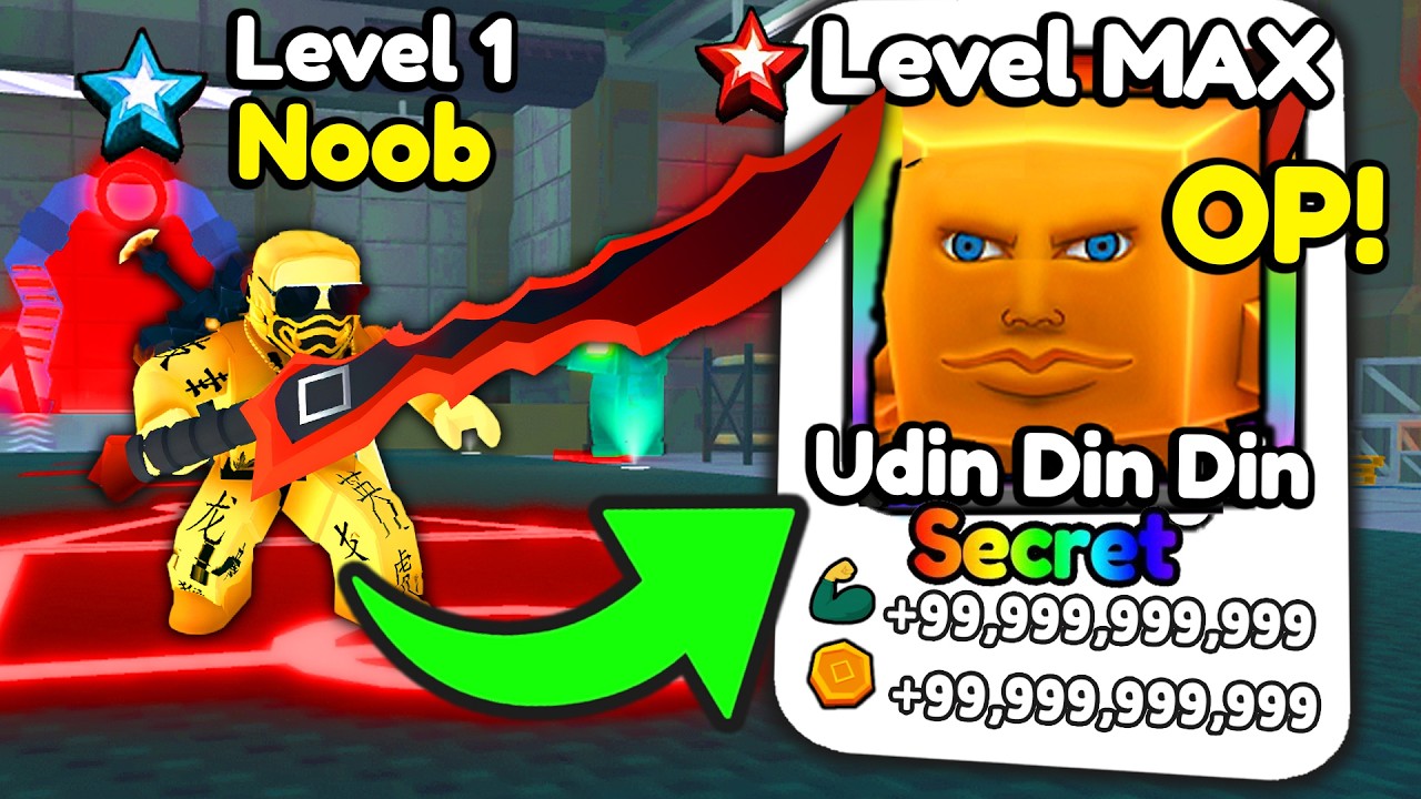 Starting Over as NOOB with OP SQUID SECRET in Pull A Sword!
